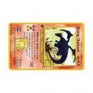 Pokemon Anime Bank Credit Card Stickers Waterproof Scratch Resistant, Charizard