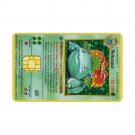 Pokemon Anime Bank Credit Card Stickers Waterproof Scratch Resistant, Venusaur