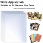 100 PCS Transparent Playing Card Cover Clear Protector Sleeve Pokemon Game Gifts