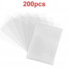 200 PCS Transparent Playing Card Cover Clear Protector Sleeve Pokemon Game Gifts
