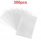 300 PCS Transparent Playing Card Cover Clear Protector Sleeve Pokemon Game Gifts