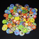 30pcs 2nd EditionAsh Ketchum Tazos Pokemon Starter Collection Card Toy Cheetos Chipitaps