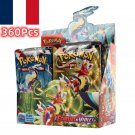 360 PCS Scarlet Violet French Pokémon TCG Cards 36 Pack Booster Box Toy Gift