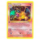 Pokemon Anime Card Charizard High Quality Replicated 1996 1st Edition Game Collection