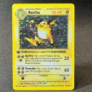 Pokemon Anime Card Raichu High Quality Replicated 1996 1st Edition Game Collection