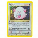 Pokemon Anime Card Chansey High Quality Replicated 1996 1st Edition Game Collection