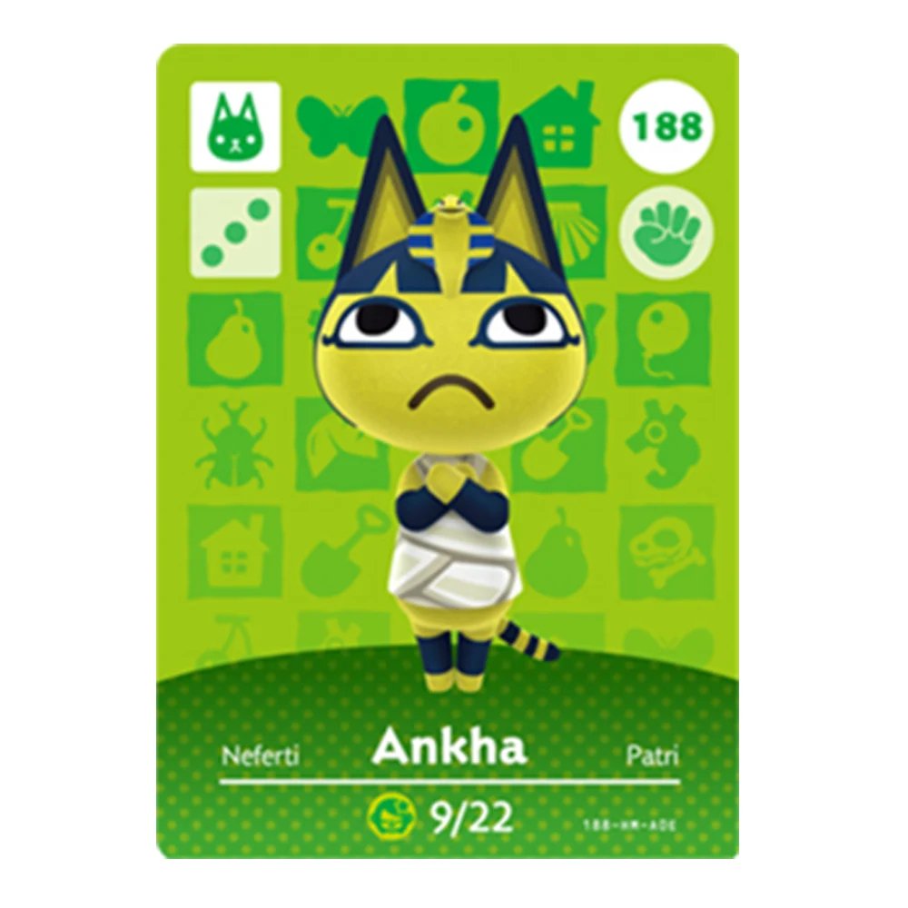 Cartes Amiibo Animal Crossing New Horizons - Série HOT !3 (numéros 201 à 300) - Pour Nintendo Switch/3DS