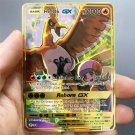 Pokemon Metal Ho-Oh GX 10000 Points Super Card Golden English Anime Collection Toy