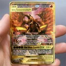 Pokemon Metal Dragon GX 10000 Super Card Golden English Anime Collection Toy