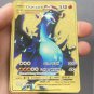 Pokemon Metal Charizard Vmax 550 Super Card Golden English Anime Collection Toy