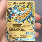 Pokemon Metal MCharizard EX 230 Super Card Golden English Anime Collection Toy