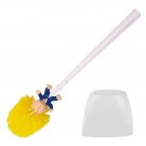 Toilet Brush with Holder Trump Bathroom Cleaning Brush Funny Lavatory Gifts