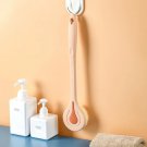 Long Handle Bath Brush Soft Bristles Exfoliating Massage Back Scrubber, Elegance Pink