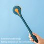 Long Handle Bath Brush Soft Bristles Exfoliating Massage Back Scrubber, Simple White