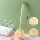 Long Handle Bath Brush Exfoliating Massage Shower Scrubber Dual-Purpose, Green
