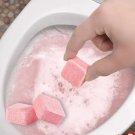 Toilet Cleaner Tablets, Remove stains, odors & clean WC automatically, 10pcs Pink