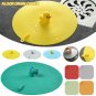 Cartoon Deodorant Sink Drain Cover Anti-Clog Strainer for Kitchen Bathroom, Blue Duck