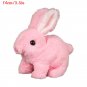Cute Electric Rabbit Plush Toy Walks, Wiggles Ears Wags Tail, Pink