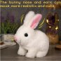Cute Electric Rabbit Plush Toy Walks, Wiggles Ears Wags Tail, Pink