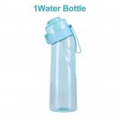 Flavored Water Bottle 650ml Sports Air Up Fruit Pods for Camping Fitness, Blue