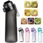 Flavored Water Bottle 650ml Sports Air Up Fruit Pods for Camping Fitness, Blue