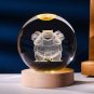 Pokemon Crystal Glass Ball 3D Night Figure 6CM Natural Light USB Plug Gift, Water