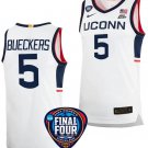 Paige Bueckers Jersey #5 UConn Huskies 2024 NCAA March Madness Final Four White
