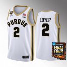 Purdue Boilermakers #2 Fletcher Loyer Jersey 2024 NCAA March Madness Final Four