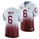 Alabama Crimson Tide #6 DeVonta Smith College NCAA Football White Red Jersey