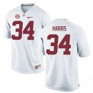 Alabama Crimson Tide #34 Damien Harris NCAA Football Jersey White
