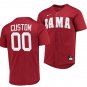 Custom Alabama Baseball Jersey Crimson Tide Name and Number NCAA Replica Red