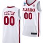 Custom Alabama Jersey NCAA March Madness College Basketball White