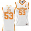 Bernard King #53 NCAA Tennessee Volunteers Basketball College white