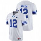 Men's BYU Cougars Puka Nacua #12 Jersey NCAA College Football All Stitched White