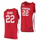 Men's Cameron Brink Jersey #22 Stanford Cardinal College Basketball Red Stitched