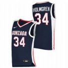 Men's Chet Holmgren #34 Gonzaga Bulldogs NCAA Basketball Navy Stitched Jersey