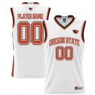 Men's Custom Jersey Oregon State Beavers NCAA College Basketball Stitched White