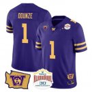 Men's Washington Huskies Rome Odunze Jersey #1 College Football Stitched