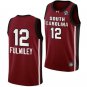 Men's MiLaysia Fulwiley Jersey #12 NCAA South Carolina College Basketball Red