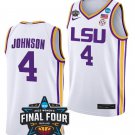 Johnson Jersey LSU Tigers Basketball NCAA Final Four Garnet White #4