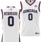 Ryan Nembhard Jersey #0 Gonzaga Bulldogs Basketball Lightweight White Color