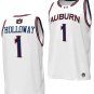 Aden Holloway Jersey #1 Auburn Tigers Replica College Basketball 2023-24 White