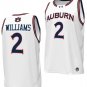 Jaylin Williams Jersey #2 Auburn Tigers Replica College Basketball 2023-24 White