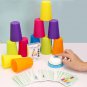 Kids Stack Cup Game, Color Match, Logic & Learning Toy Set