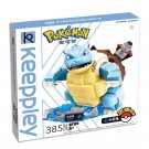 Pokemon Assembled Building Blocks Toys Anime Figures Cartoon Gift, Blastoise 385 Piece