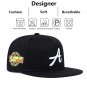 Unisex Gothic Letter Embroidery Hip-hop Hat Outdoor Adjustable Baseball Caps, Blue