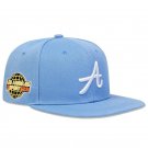 Unisex Gothic Letter Embroidery Hip-hop Hat Outdoor Adjustable Baseball Caps, Light Blue