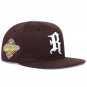 Gothic Letter R Embroidery Hip-hop Hats Outdoor Adjustable Casual Baseball Cap, Brown