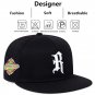 Gothic Letter R Embroidery Hip-hop Hats Outdoor Adjustable Casual Baseball Cap, Grey Black