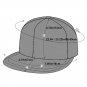 Gothic Letter R Embroidery Hip-hop Hats Outdoor Adjustable Casual Baseball Cap, Grey Black